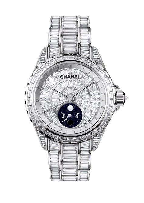 chanel moon face watch|Chanel looks to the stars with the new J12 Moonphase.